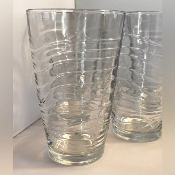 6 Libbey Orbita Cooler Water or Tea Drinking Glasses‎ - Like NEW - Picture 3 of 6